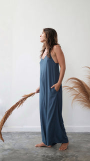 Shu Jumpsuit Organic Blue