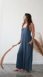 Shu Jumpsuit Organic Blue