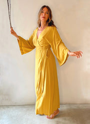 MAAT Dress Gold Yellow