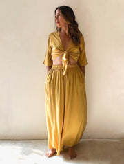 Thoth Pant Gold Yellow