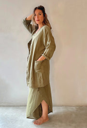 Geb Coat Organic Green