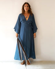 MAAT Dress Organic Blue