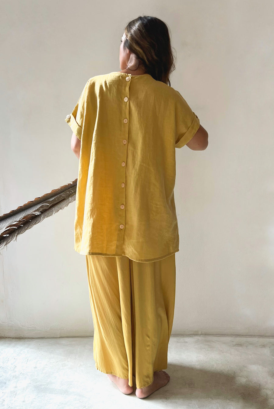 Amun Tunic Gold Yellow