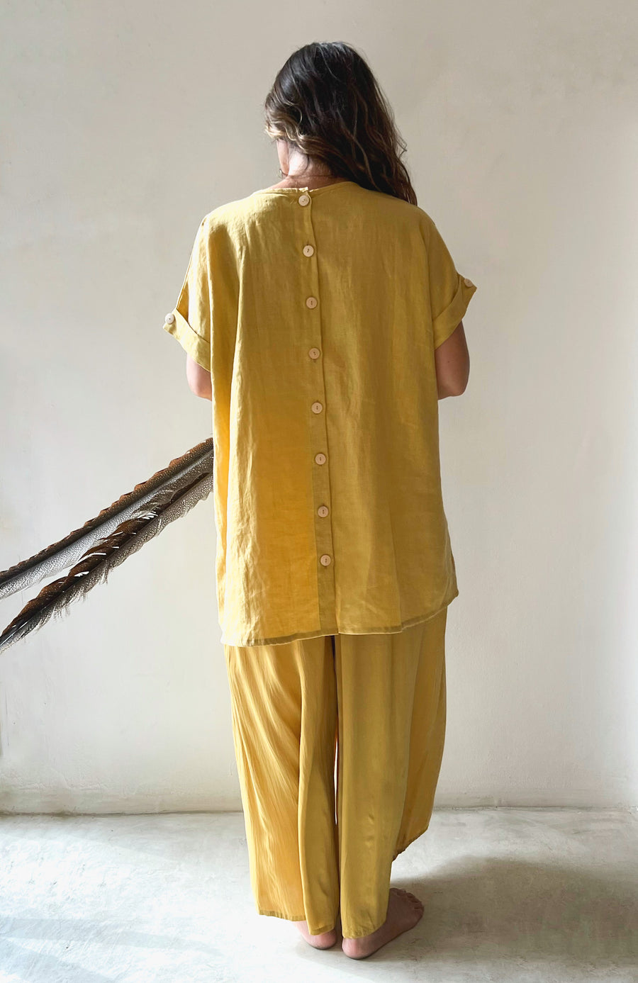 Amun Tunic Gold Yellow