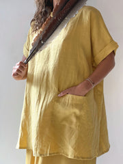 Amun Tunic Gold Yellow