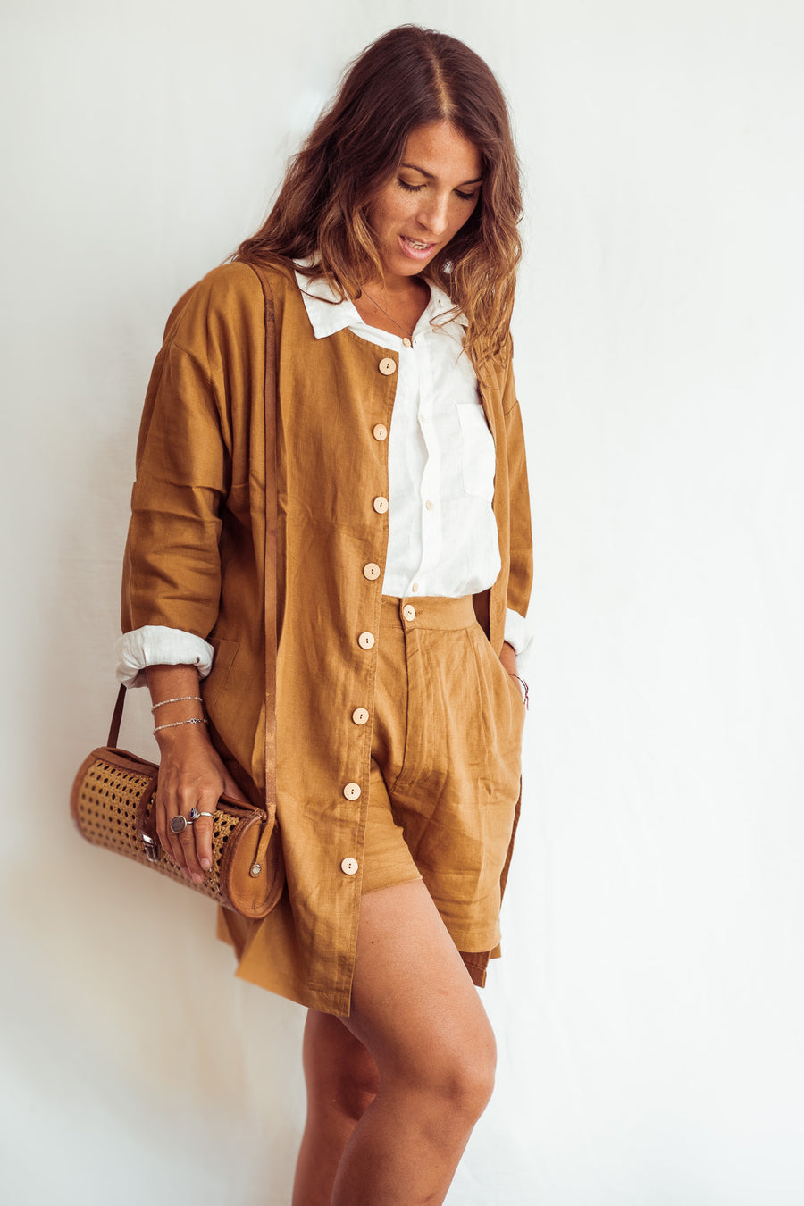 women shorts rust