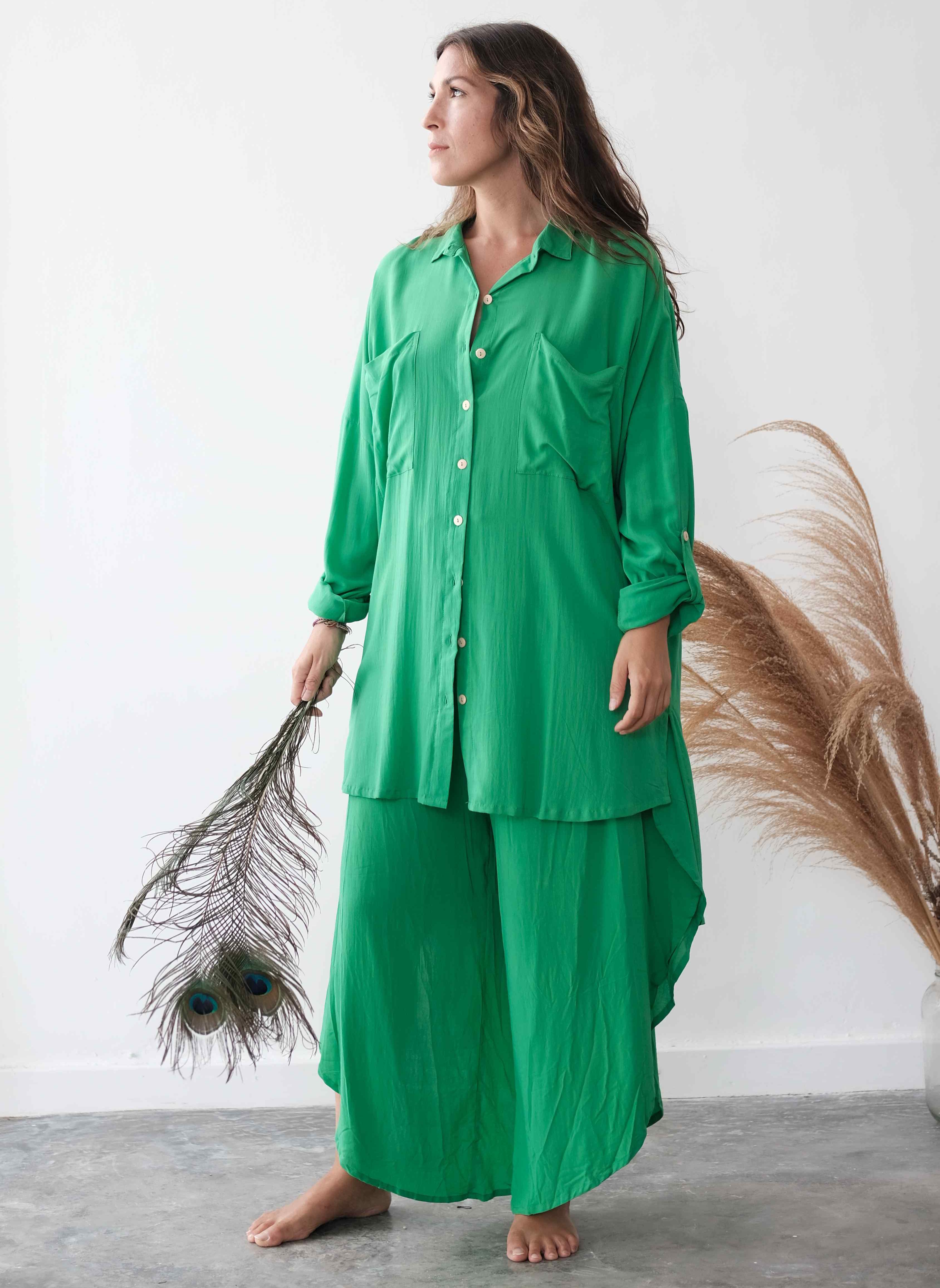 women dress new green