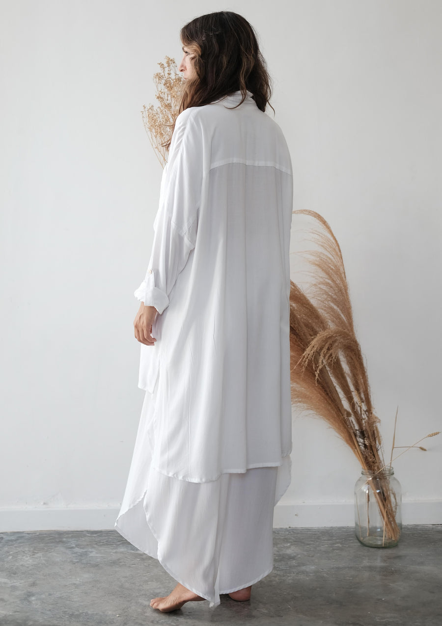 women dress off white