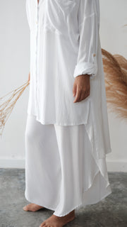 women dress off white