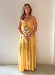 women dress yellow