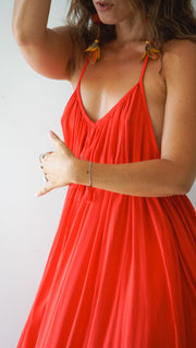 women dress red