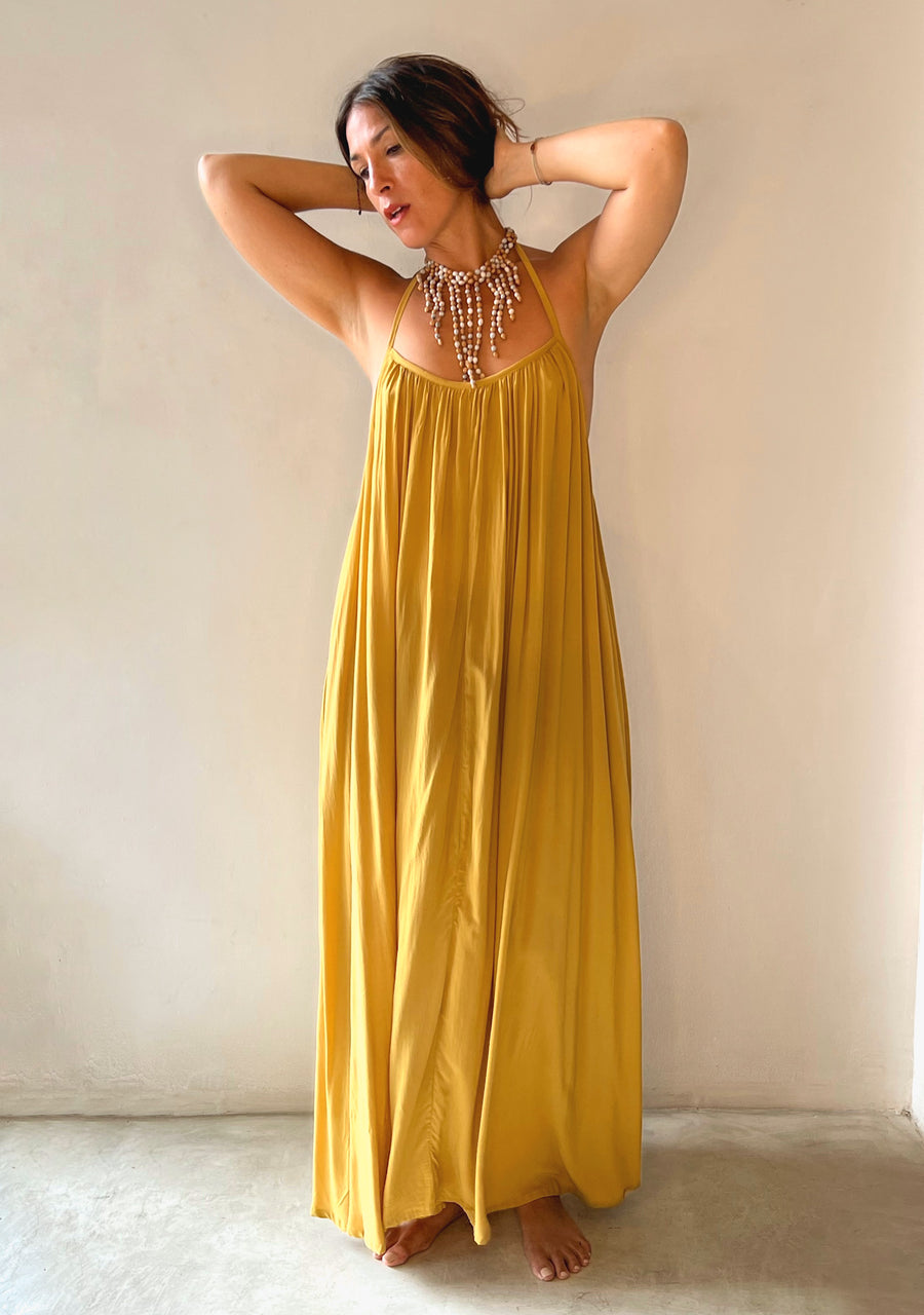 Bes Dress Gold Yellow