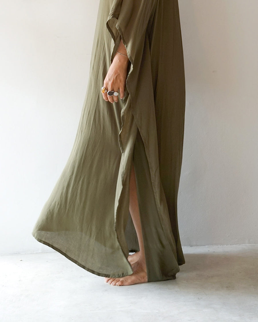 Khnum Kaftan Organic Green