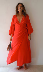 MAAT Dress Red