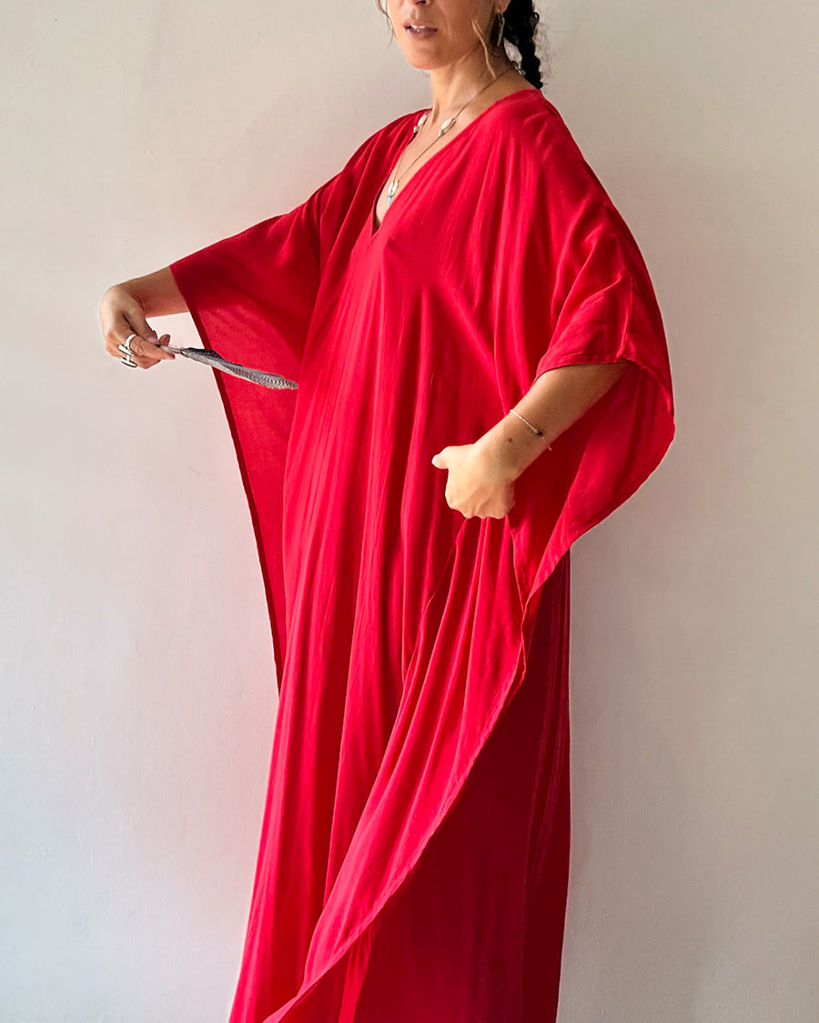 Khnum Kaftan Red