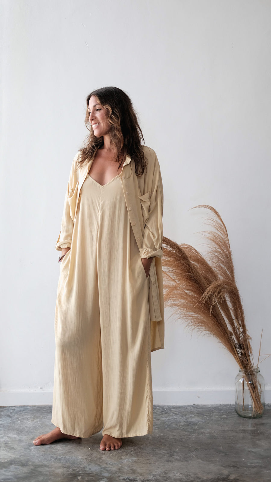 Shu Jumpsuit Sand