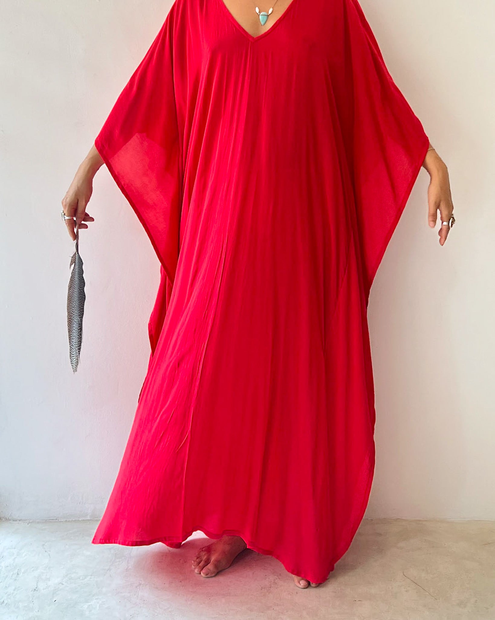 Khnum Kaftan Red