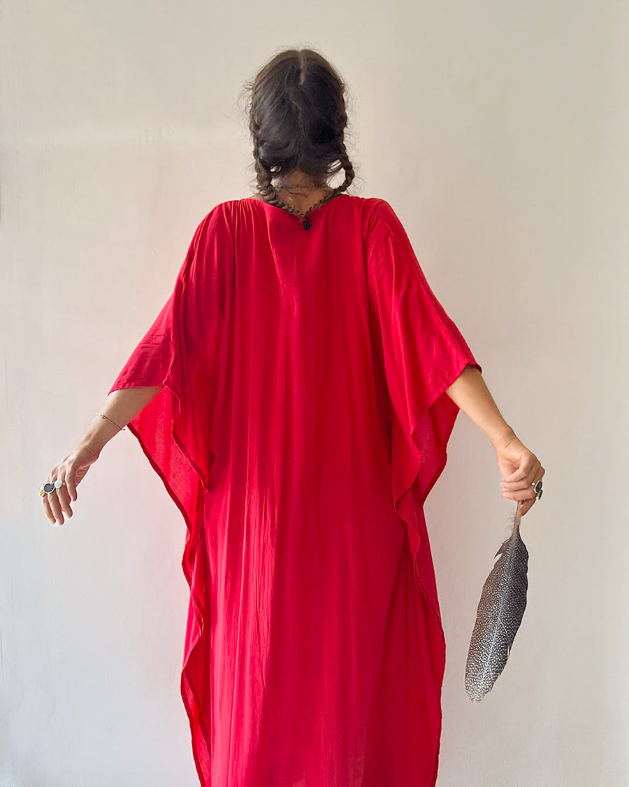 Khnum Kaftan Red