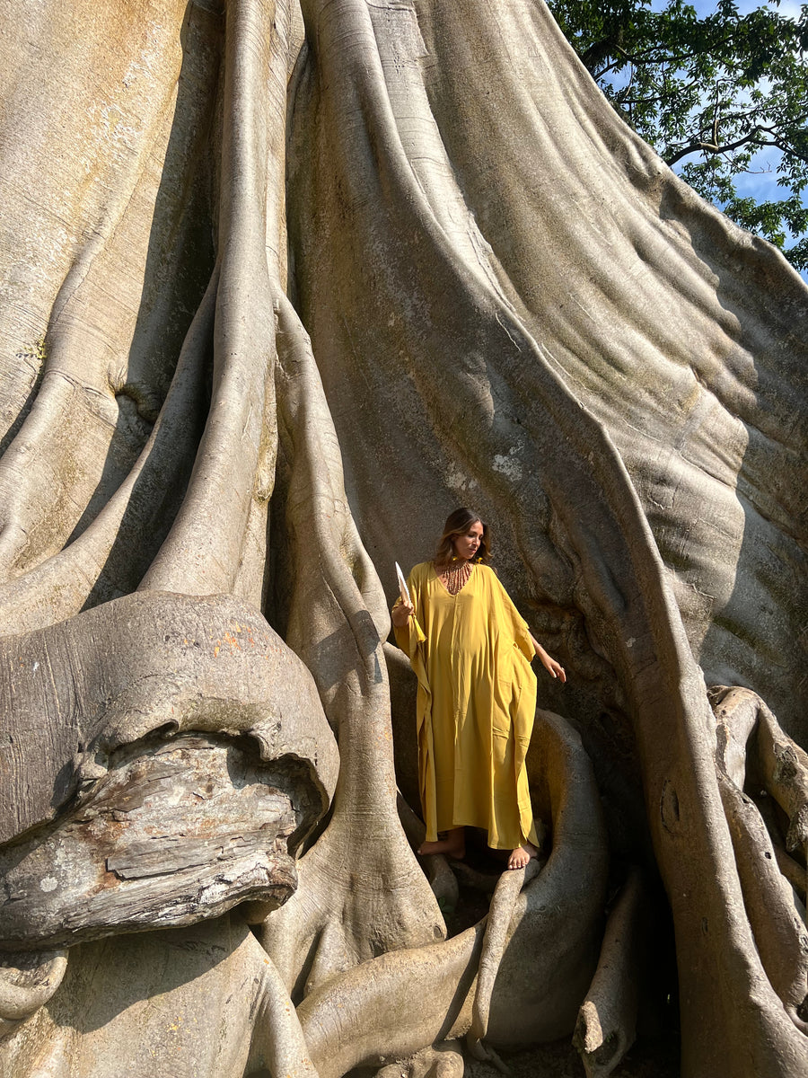 Khnum Kaftan Gold Yellow