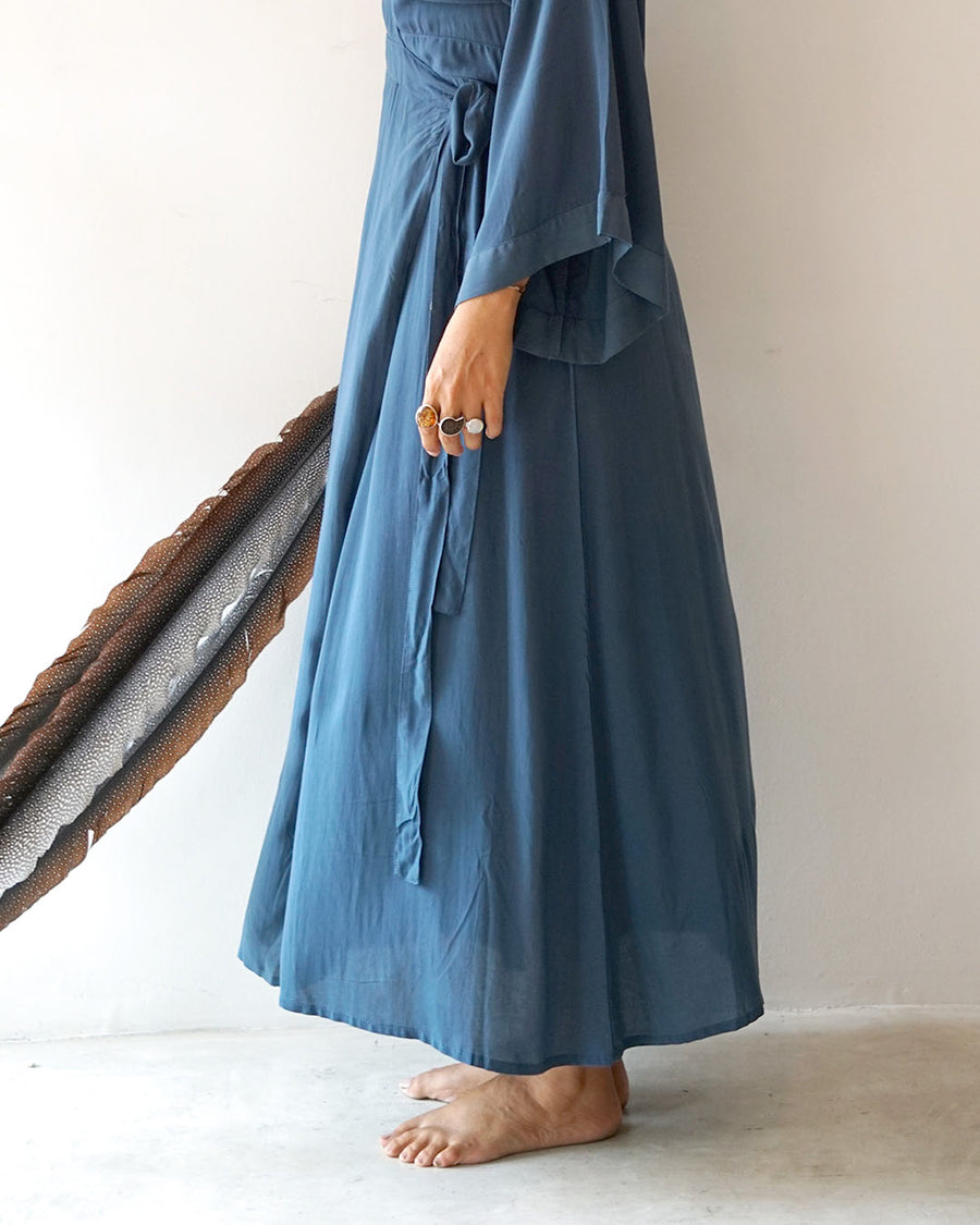 MAAT Dress Organic Blue