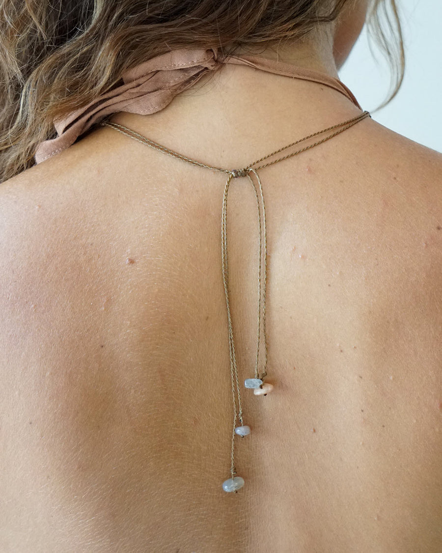 Moonstone Necklace Shell Tiara