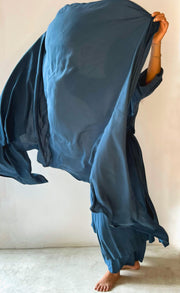 ISIS Shawl Organic Blue