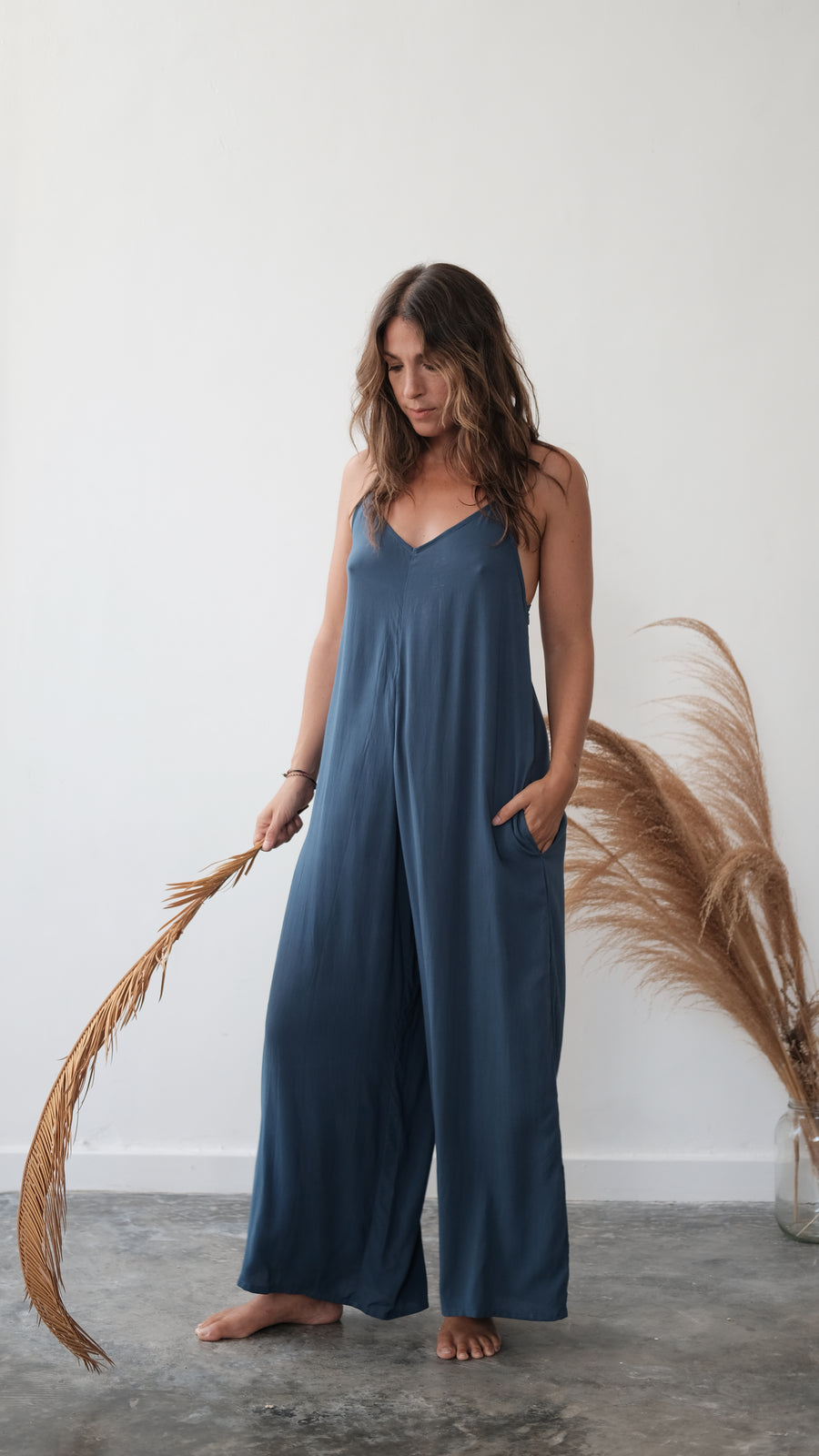 Shu Jumpsuit Organic Blue