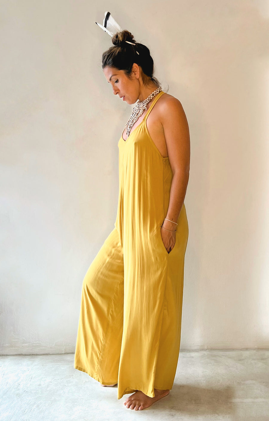 Shu Jumpsuit Gold Yellow