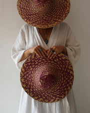 Straw Hat Red Borneo