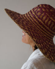 Straw Hat Red Borneo