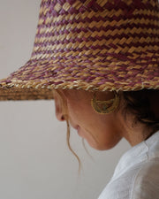 Straw Hat Red Borneo